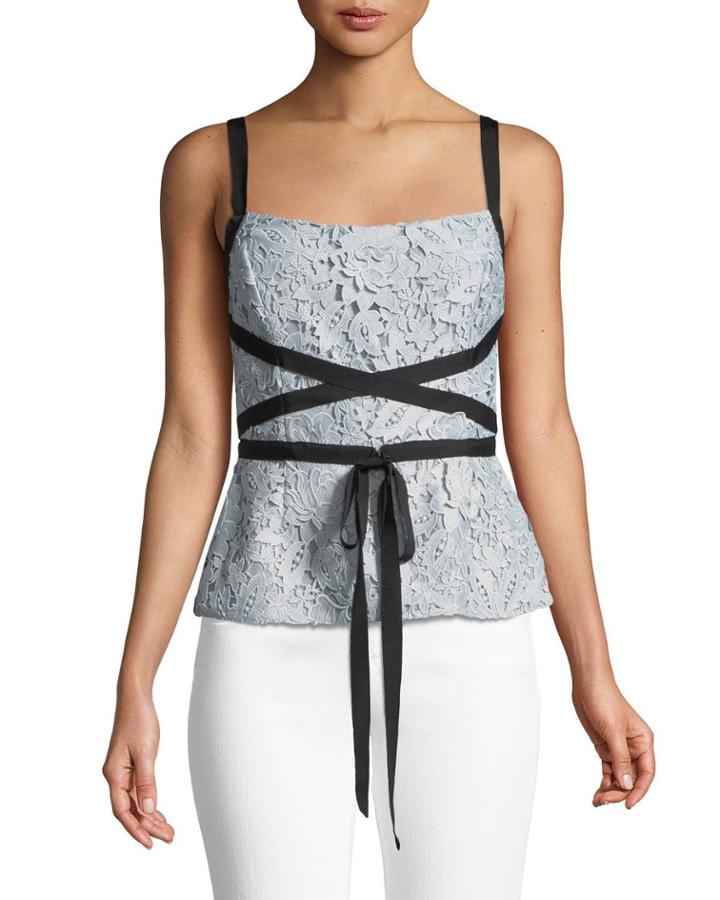 Olivia Lace Wraparound Tank