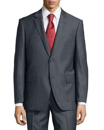 Modern-fit Two-piece Suite, Charcoal Nailhead