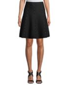 A-line Skirt With Bead Embellishments