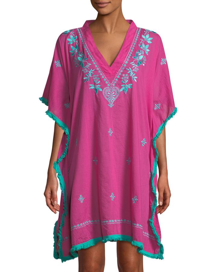 Noosa Laila Embroidered Kaftan Dress