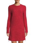 Melange Knit Tunic Dress