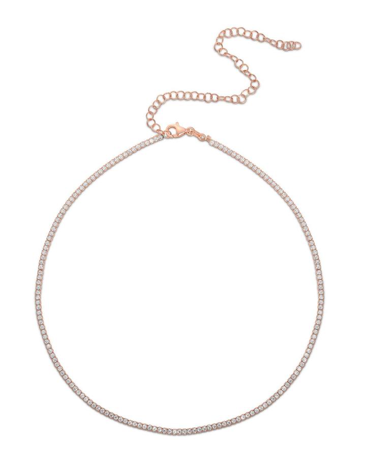 Cubic Zirconia Choker Necklace