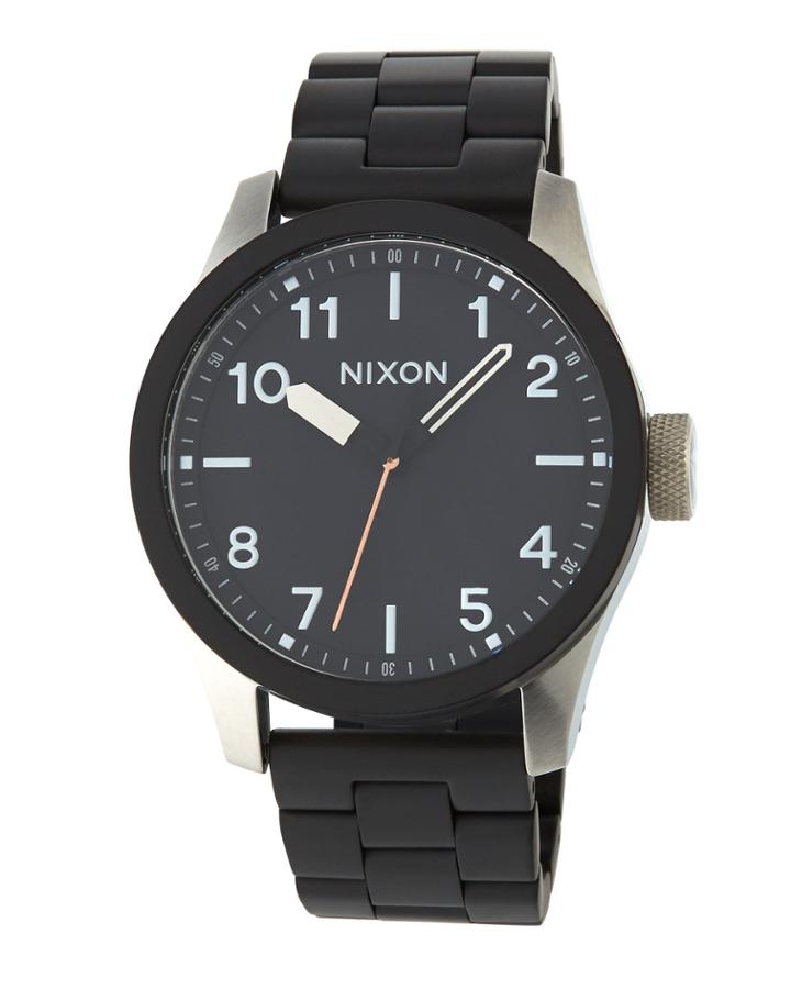 43mm Safari Bracelet Watch, Gunmetal