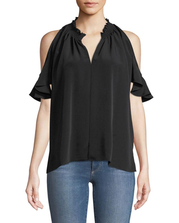 Vanessa Cold-shoulder Blouse