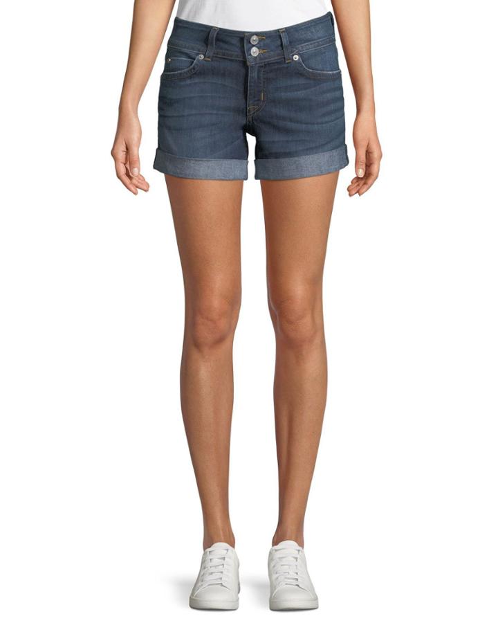 Ruby Rolled Denim Mid-thigh