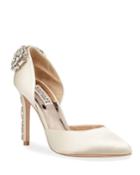 Parker Satin Embellished Pumps
