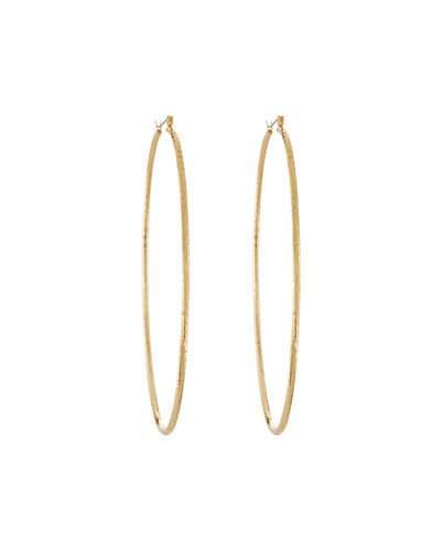 Xl Golden Hoop Earrings
