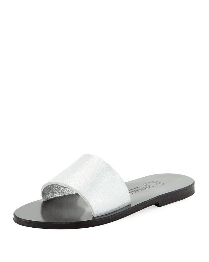 Arezzo Metallic Flat