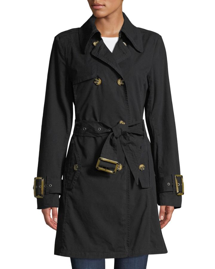 Double-breasted Trench Topper Jacket