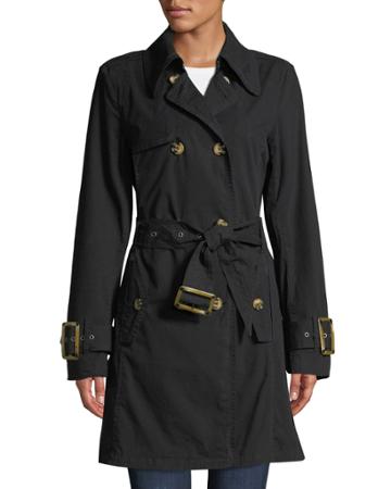 Double-breasted Trench Topper Jacket