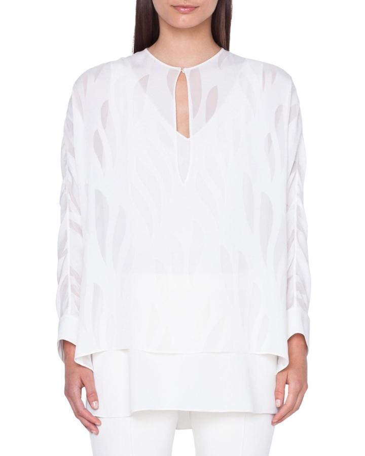 Kimono-sleeve Devore