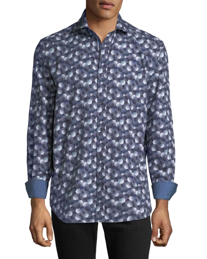 Men's Classic-fit Circle-print