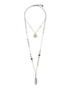 Howlite 2-layer Necklace, White