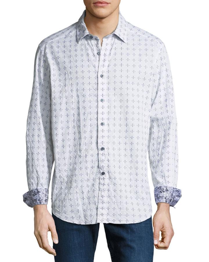 Men's Classic-fit Steger Dot Woven