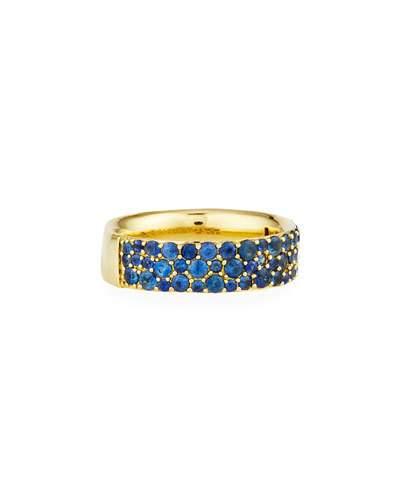 18k Glamazon Stardust Pave Ring In Blue