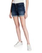 Mid-rise Cuffed Denim