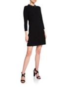 Crystal Peter Pan Collar Knit Dress