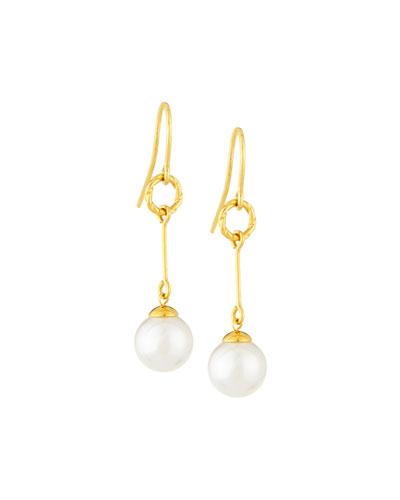 Pearl Stick-drop Earrings