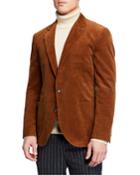 Men's Corduroy 3-button Blazer