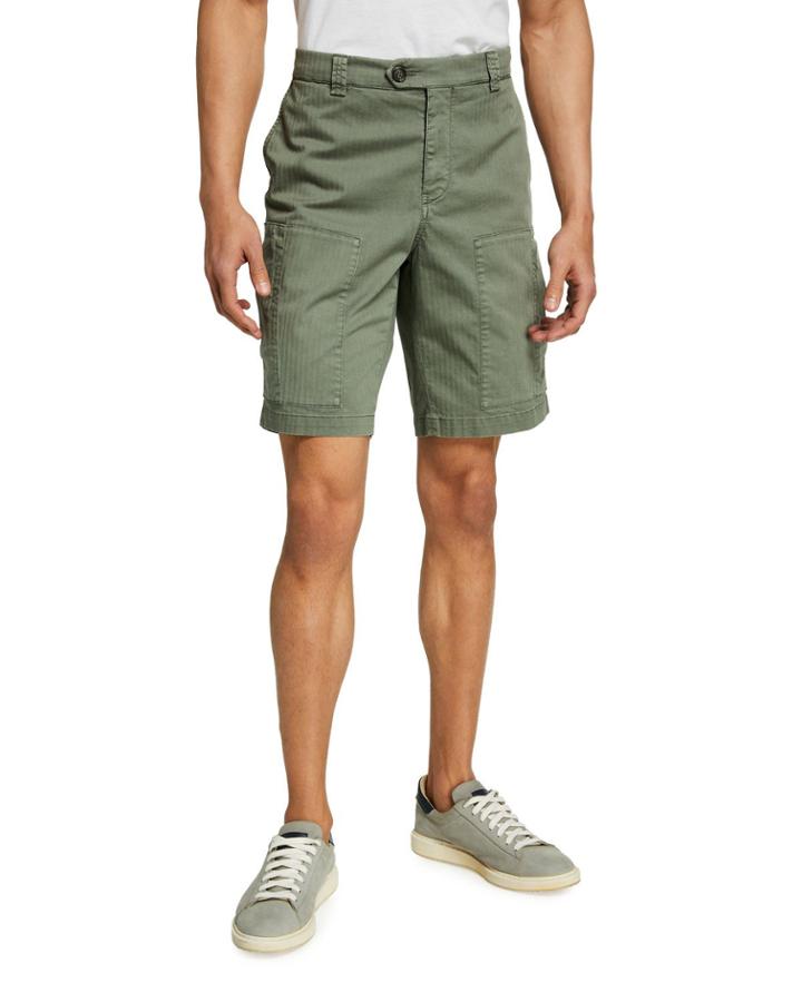 Men's Cargo Zip Bermuda
