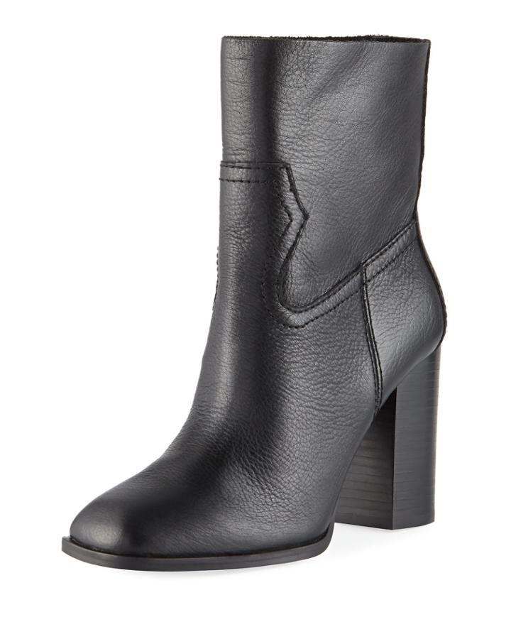 Nero Leather Booties