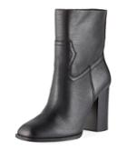 Nero Leather Booties