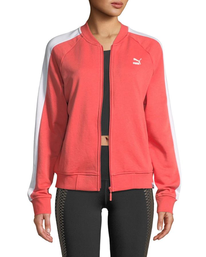 Classics Logo T7 Track Jacket, Orange