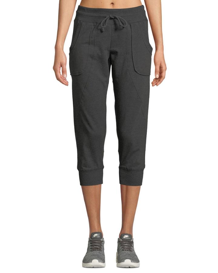 Elara Drawstring Capri Joggers