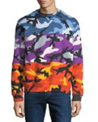 Men's Multicolor Pieced Camouflage