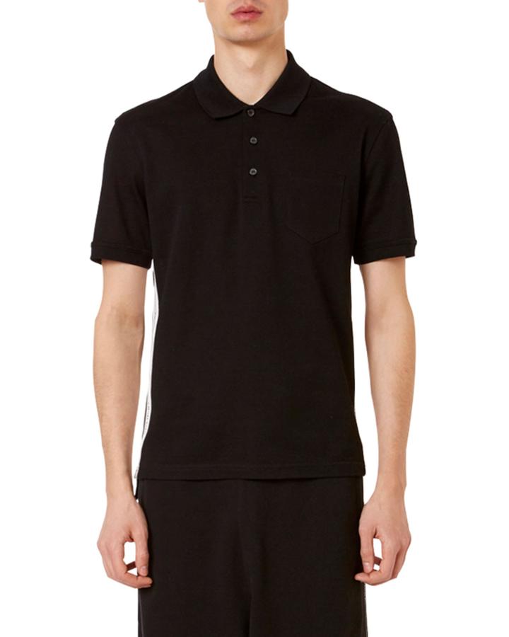 Men's Logo-striped Polo
