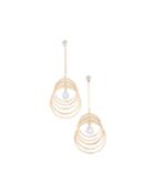 5-hoop Linear Drop Earrings