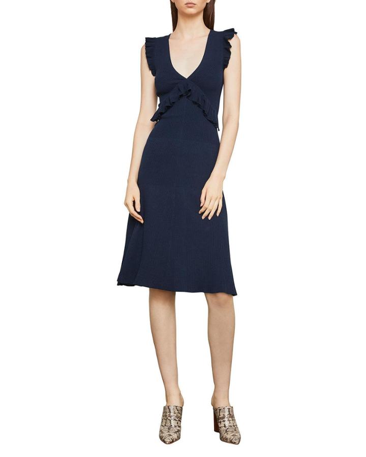 Ribbed Ruffle Sleeveless