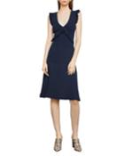 Ribbed Ruffle Sleeveless