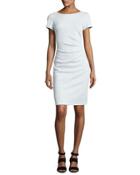 Sienna Ruched Short-sleeve Dress