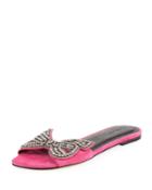 Jelson Flat Suede Bow
