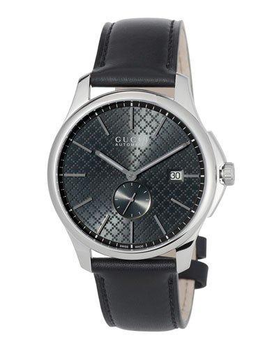 40mm G-timeless Men's Automatic Watch W/ Leather