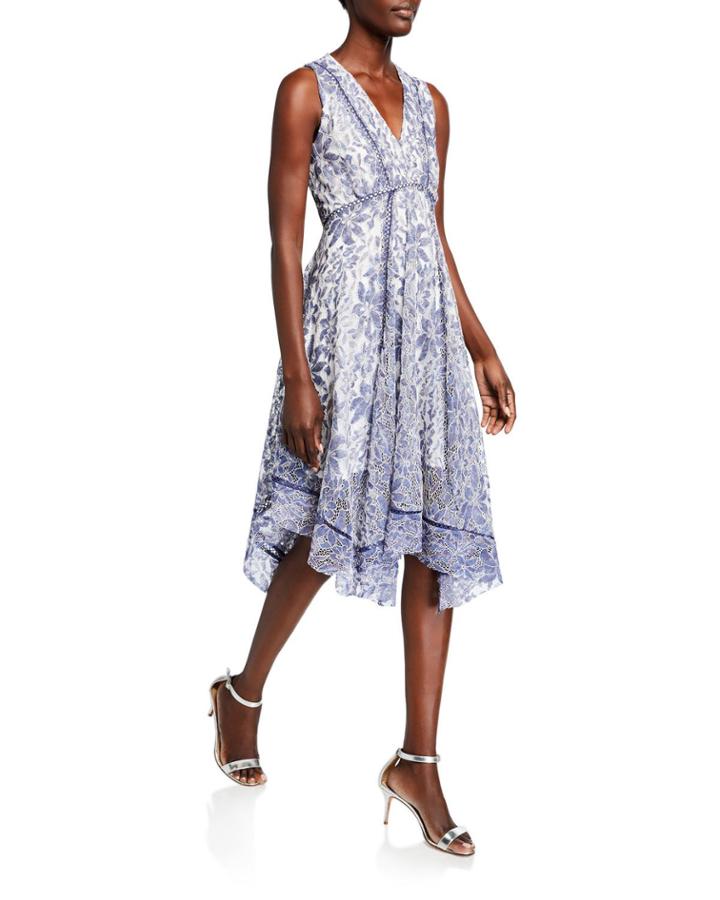 Lace Asymmetrical Dress