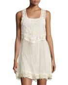 Racerback Tank Dress, Off White