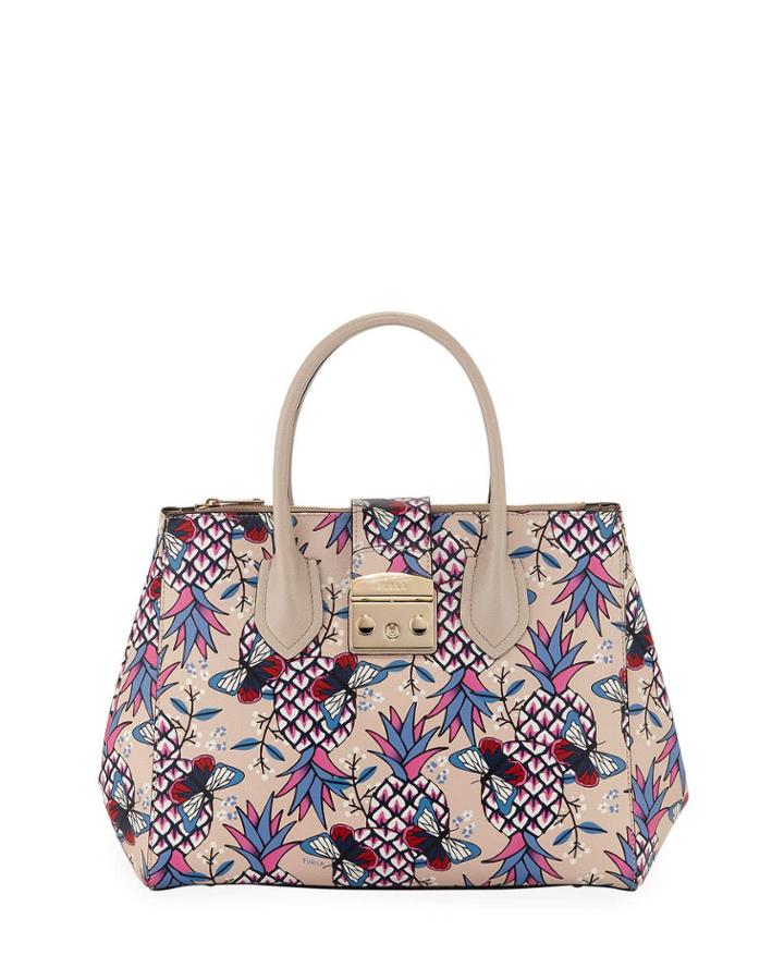Metropolis Medium Printed Tote Bag
