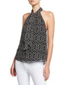Leikyn Geo-print Self-tie