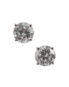 14k White Gold Round Diamond