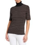 Half Sleeve Turtleneck