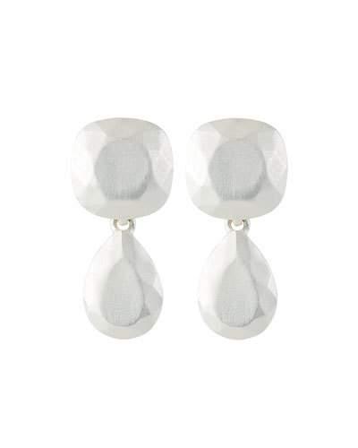 Chisel Double Drop Earrings,