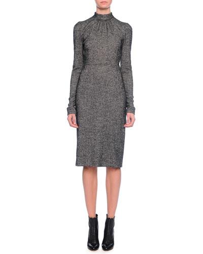 Long-sleeve Mock-neck