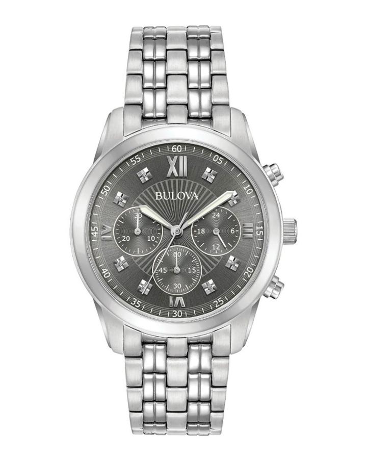 Men's 39mm Chronograph Diamond Watch W/ Bracelet