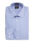 Trim-fit Non-iron Check-print Oxford