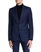 Men's Checkered Wool Two-piece