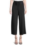 Lace-up Wide-leg Pants