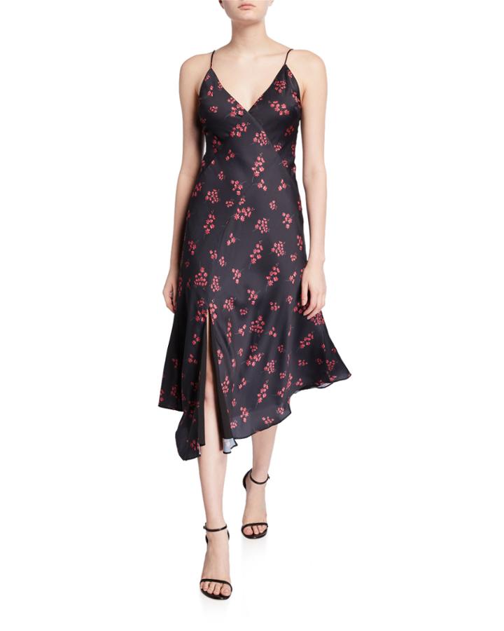 Infinity Floral V-neck Midi