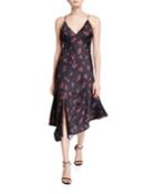 Infinity Floral V-neck Midi